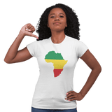 Unisex Heavyweight T Shirt - Africa (Red, Yellow, Green)
