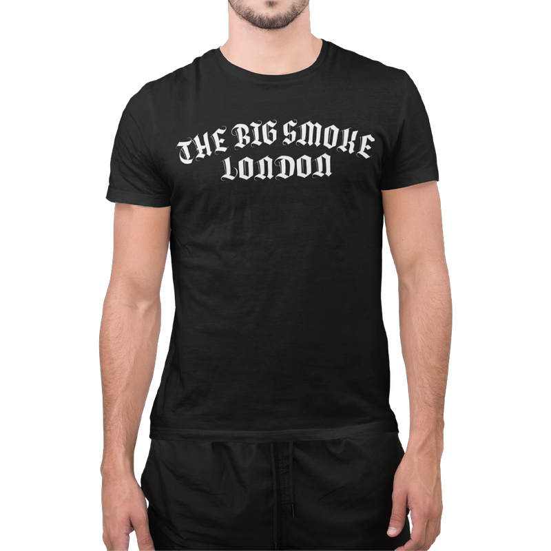 Unisex Heavyweight T Shirt - The Big Smoke - "Gothic Design"