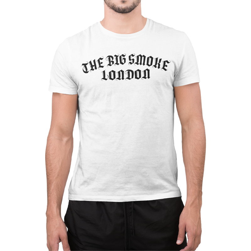Unisex Heavyweight T Shirt - The Big Smoke - "Gothic Design"