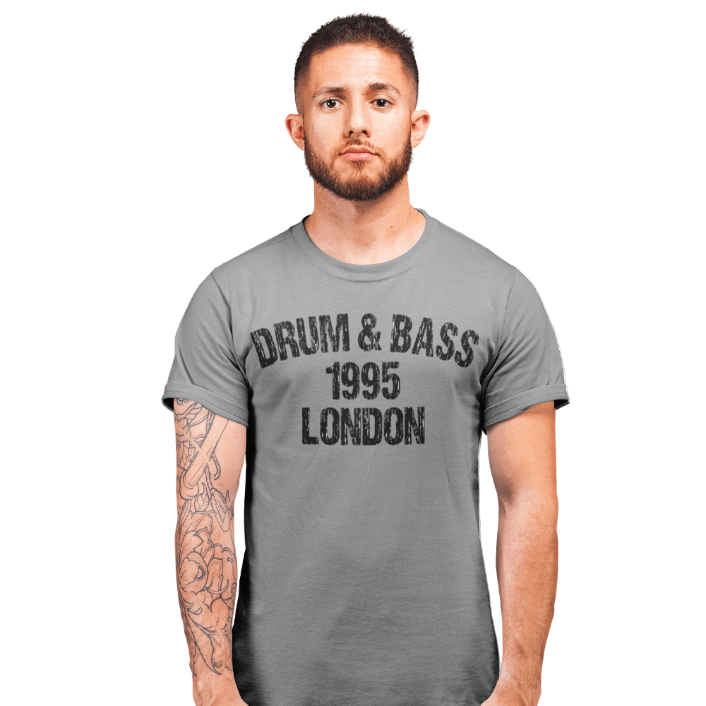 Unisex Heavyweight T Shirt - Drum & Bass London 1995