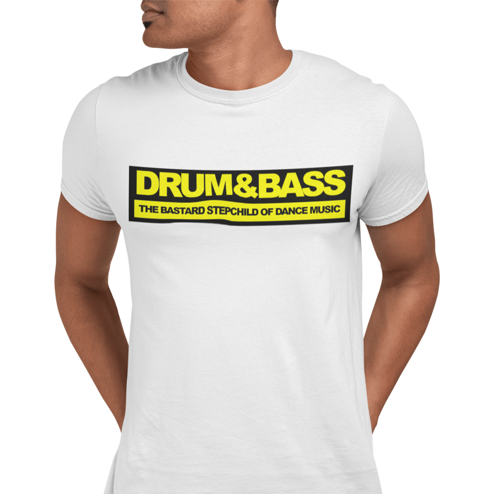 Unisex Heavyweight T Shirt - Drum and Bass - The Bastard Son Of Dance Music