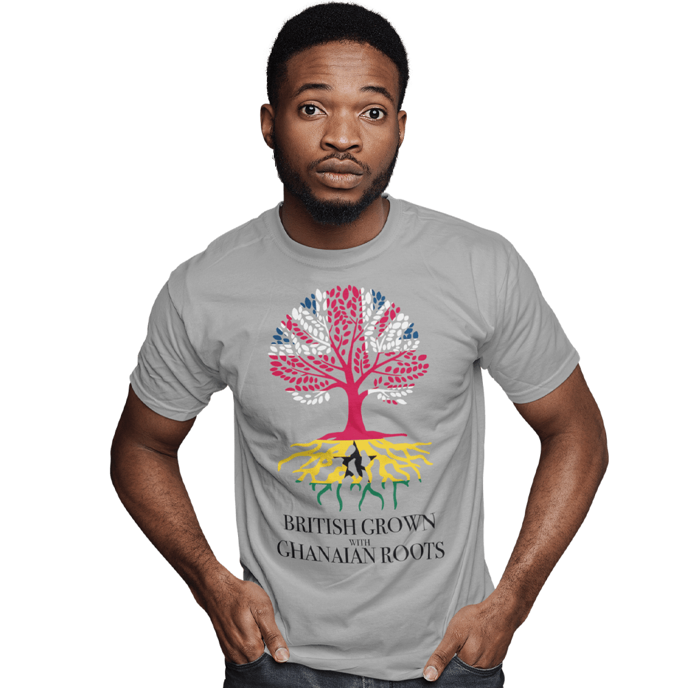 Unisex Heavyweight T Shirt - British Grown with Ghanian Roots
