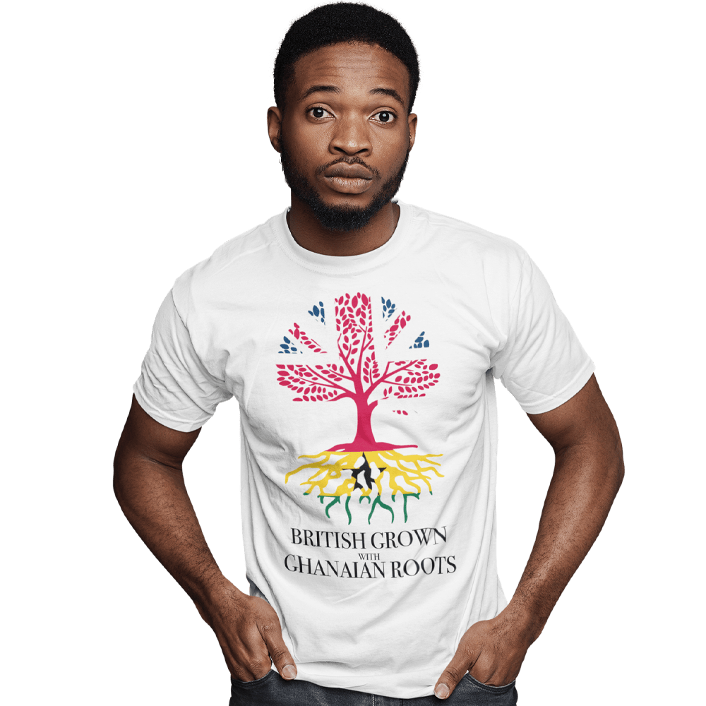 Unisex Heavyweight T Shirt - British Grown with Ghanian Roots