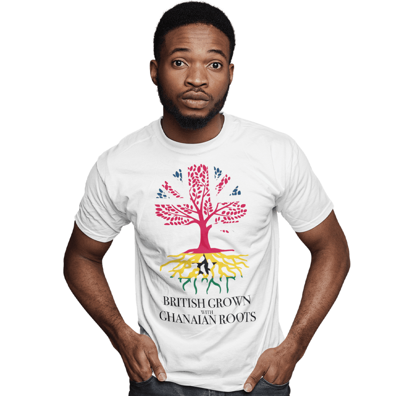 Unisex Heavyweight T Shirt - British Grown with Ghanian Roots