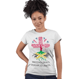Unisex Heavyweight T Shirt - British Born With Jamaican Roots