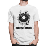 Unisex Heavyweight T Shirt - Big Smoke Turntable Paint Splash Design