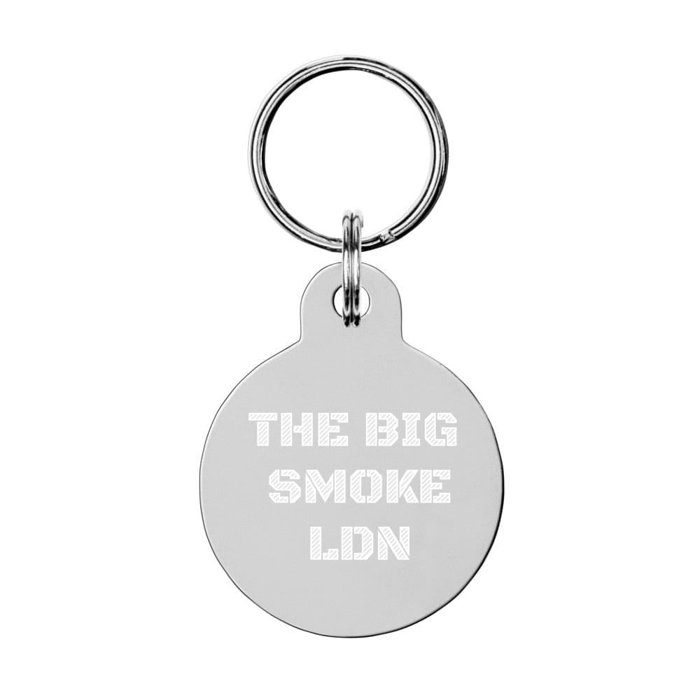Engraved pet ID tag