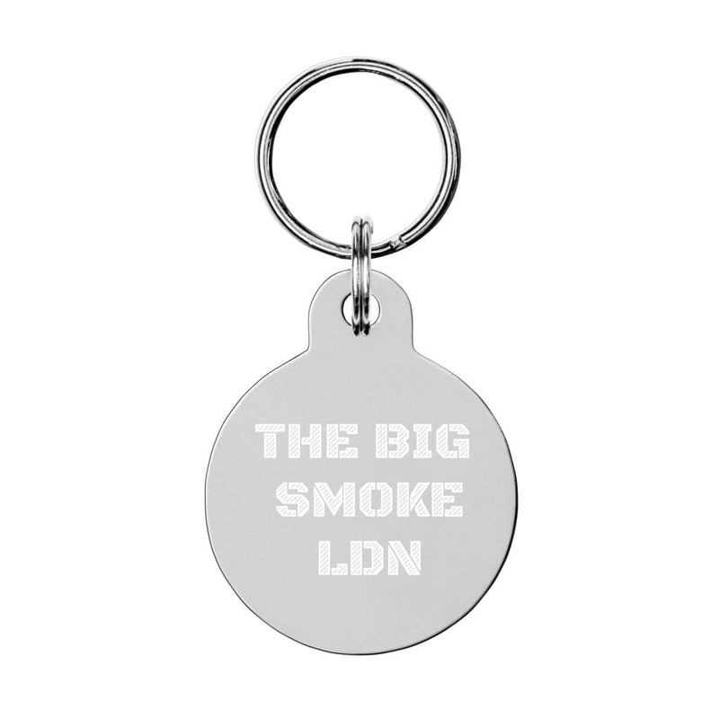 Engraved pet ID tag