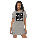 Organic Cotton T Shirt Dress - Jungle Elements