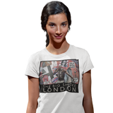 Women's Short Sleeve T-Shirt - The Big Smoke - Collage Design