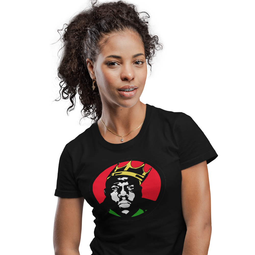 Unisex Heavyweight T Shirt - Notorious BIG (Red, Yellow, Green)