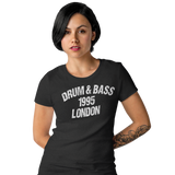 Women's Short Sleeve T- Drum and Bass 1995 London