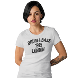 Women's Short Sleeve T- Drum and Bass 1995 London