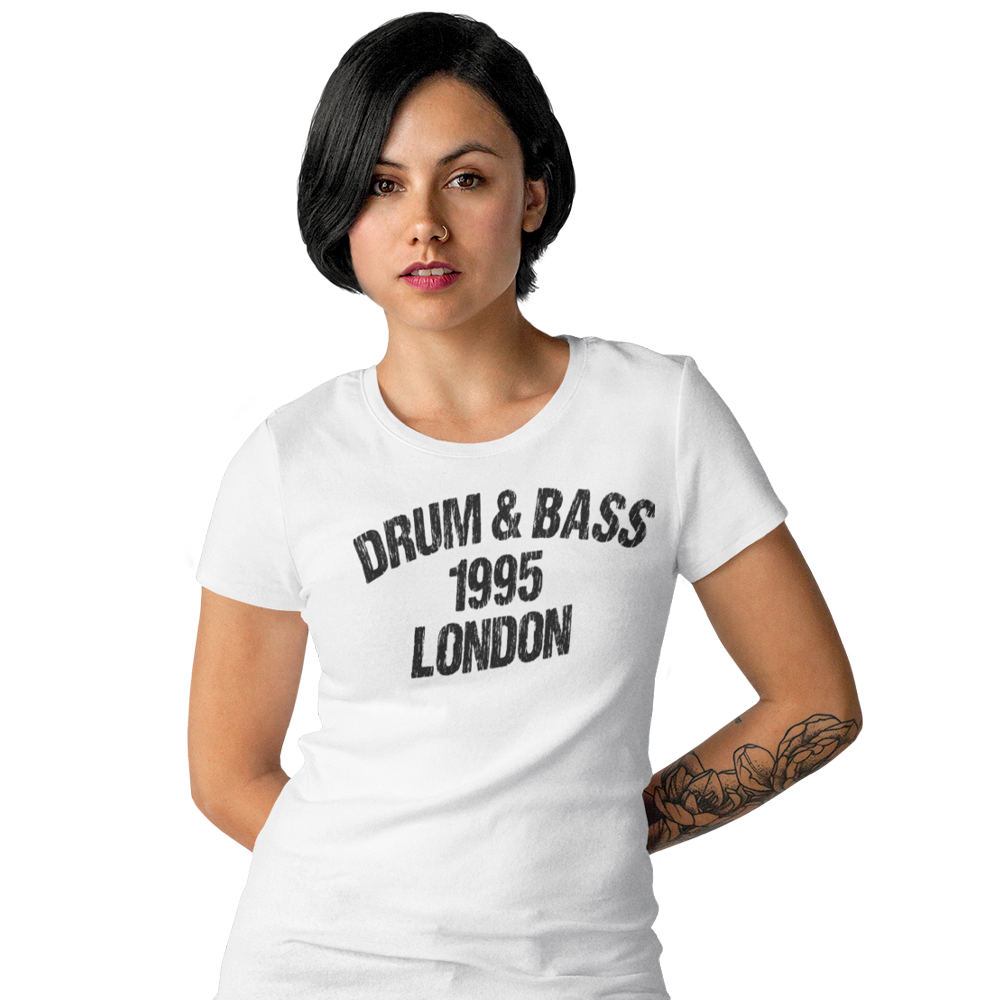 Women's Short Sleeve T- Drum and Bass 1995 London