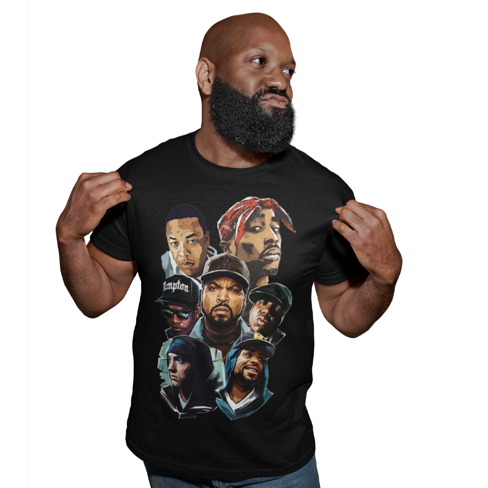 Unisex Heavyweight T Shirt - Hip Hop Legends