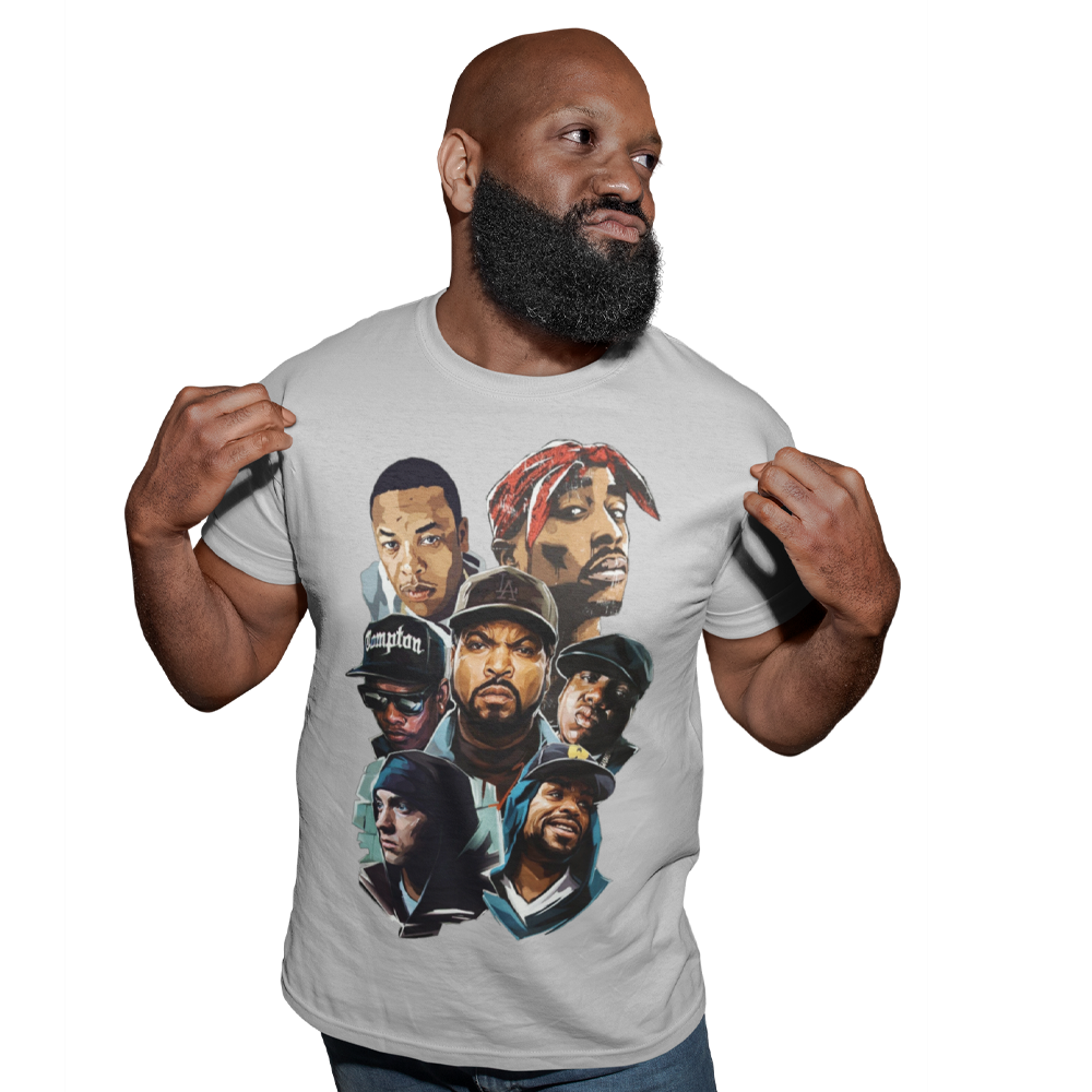 Unisex Heavyweight T Shirt - Hip Hop Legends