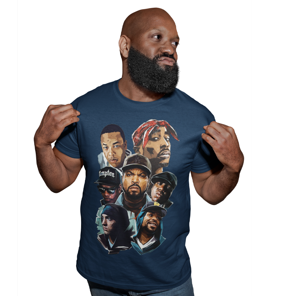Unisex Heavyweight T Shirt - Hip Hop Legends