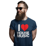 Unisex Heavyweight T Shirt - I Love House Music