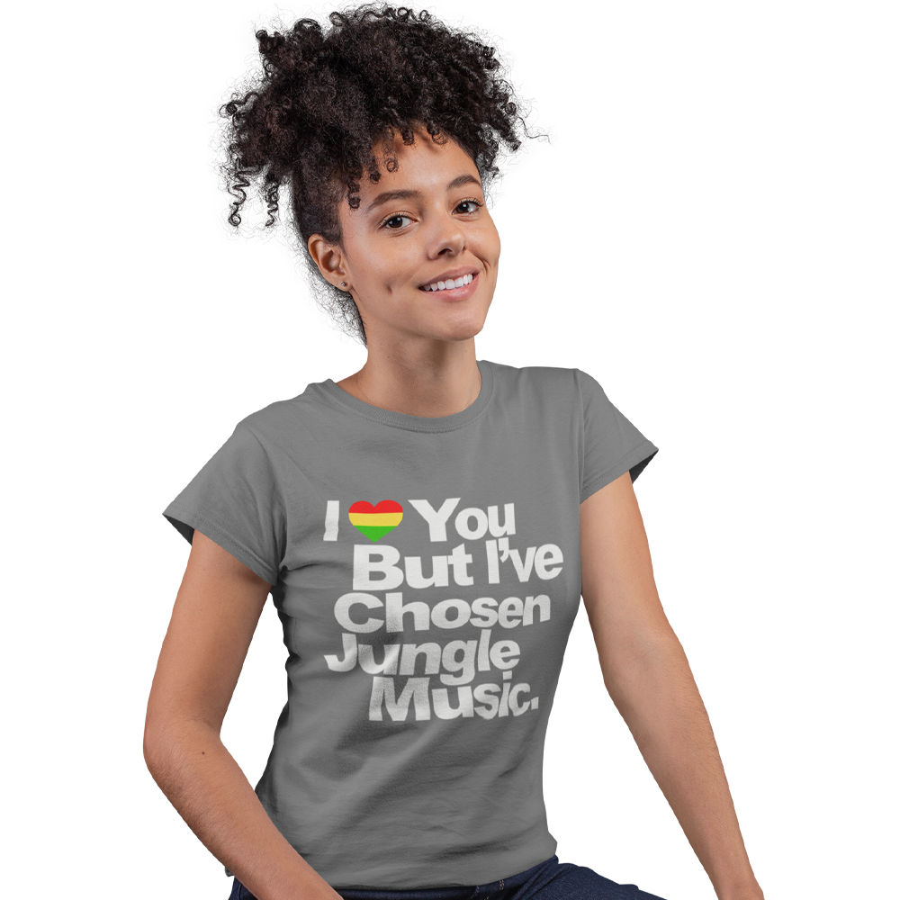 Unisex Heavyweight T Shirt - I Love You But Have Chosen Jungle Music