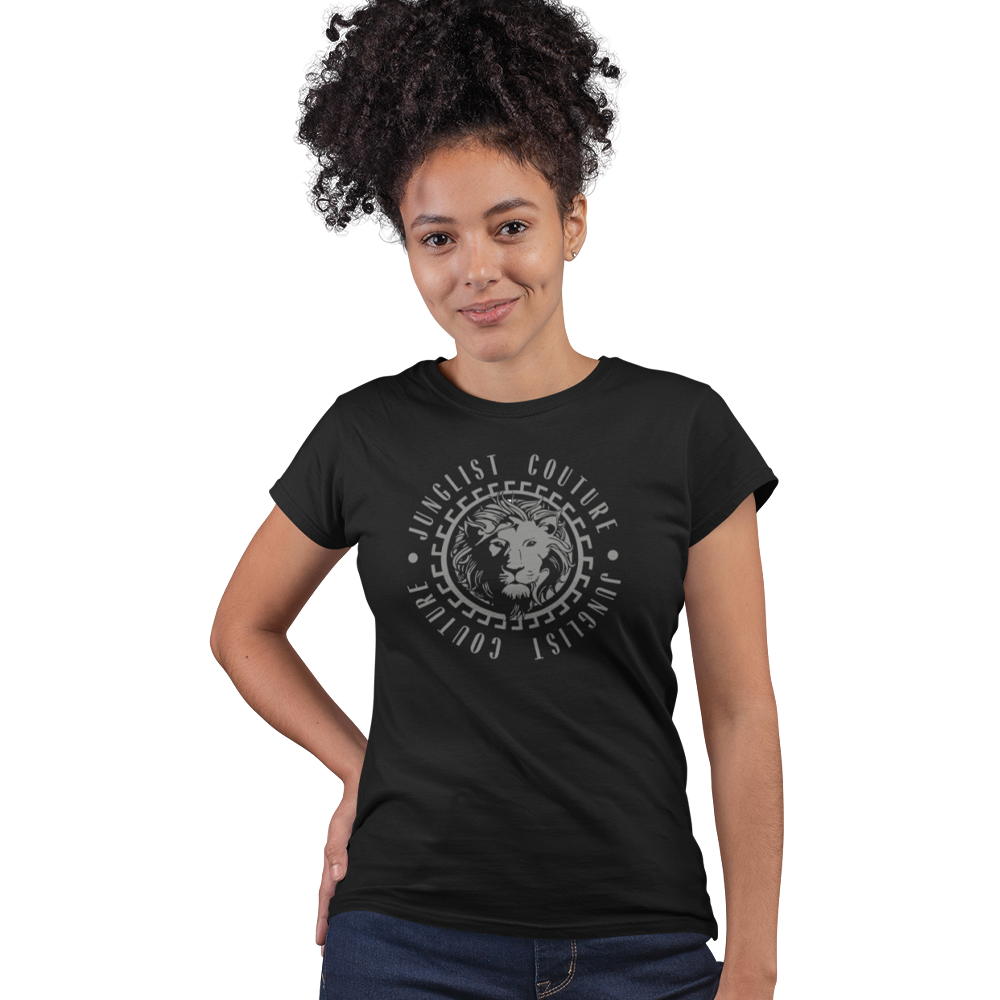 Unisex Heavyweight T Shirt - Junglist Couture (Silver)