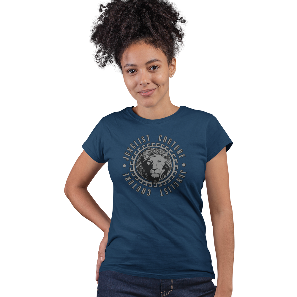 Unisex Heavyweight T Shirt - Junglist Couture (Silver)