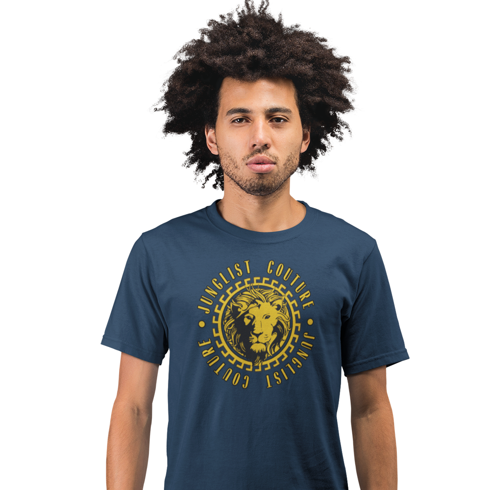 Unisex Heavyweight T Shirt - Junglist Couture (Gold)