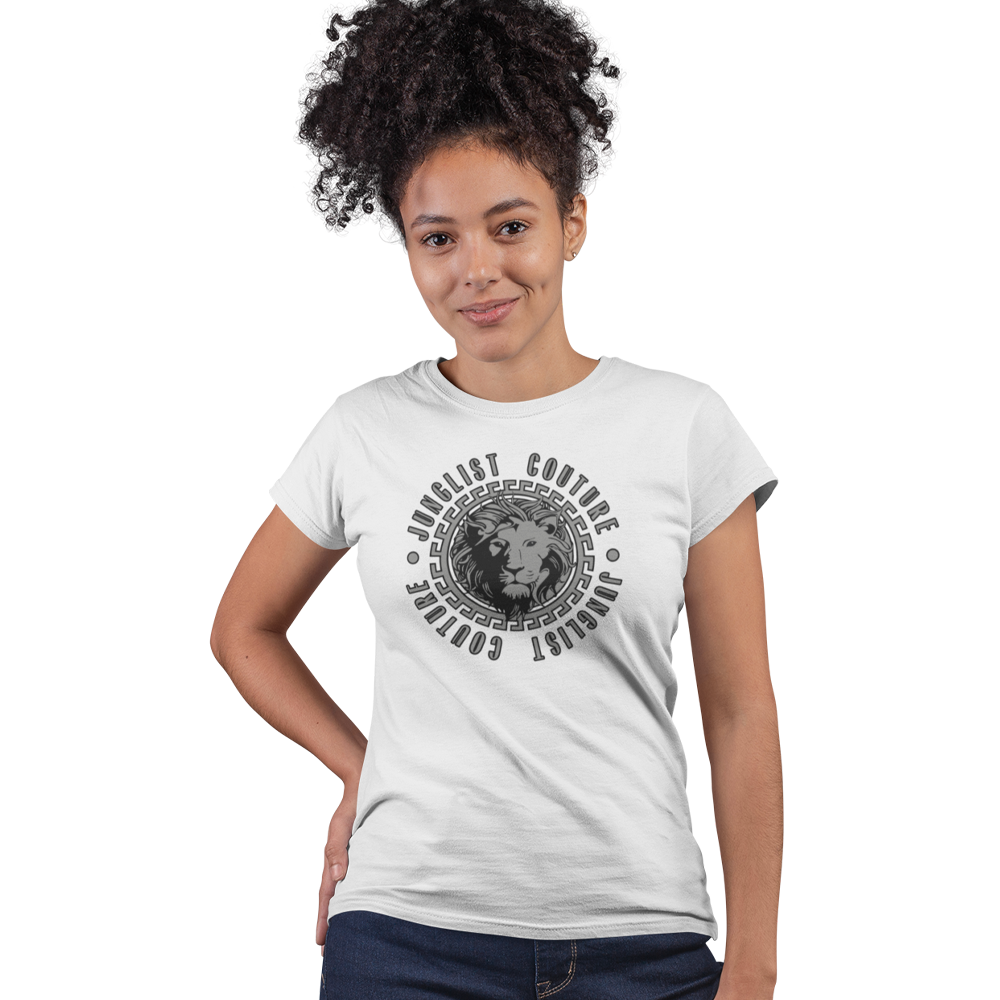 Unisex Heavyweight T Shirt - Junglist Couture (Silver)