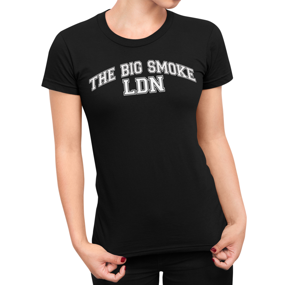 Unisex Heavyweight T Shirt - The Big Smoke LDN College Style