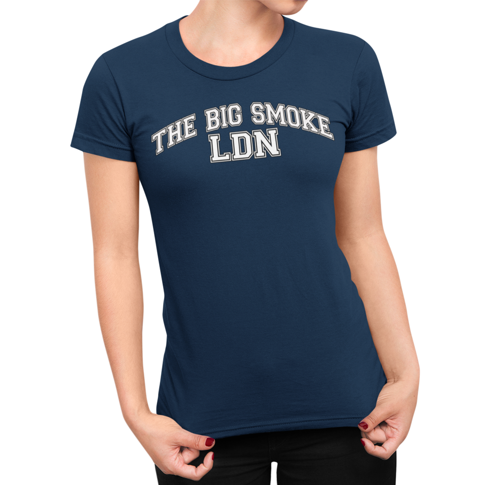 Unisex Heavyweight T Shirt - The Big Smoke LDN College Style