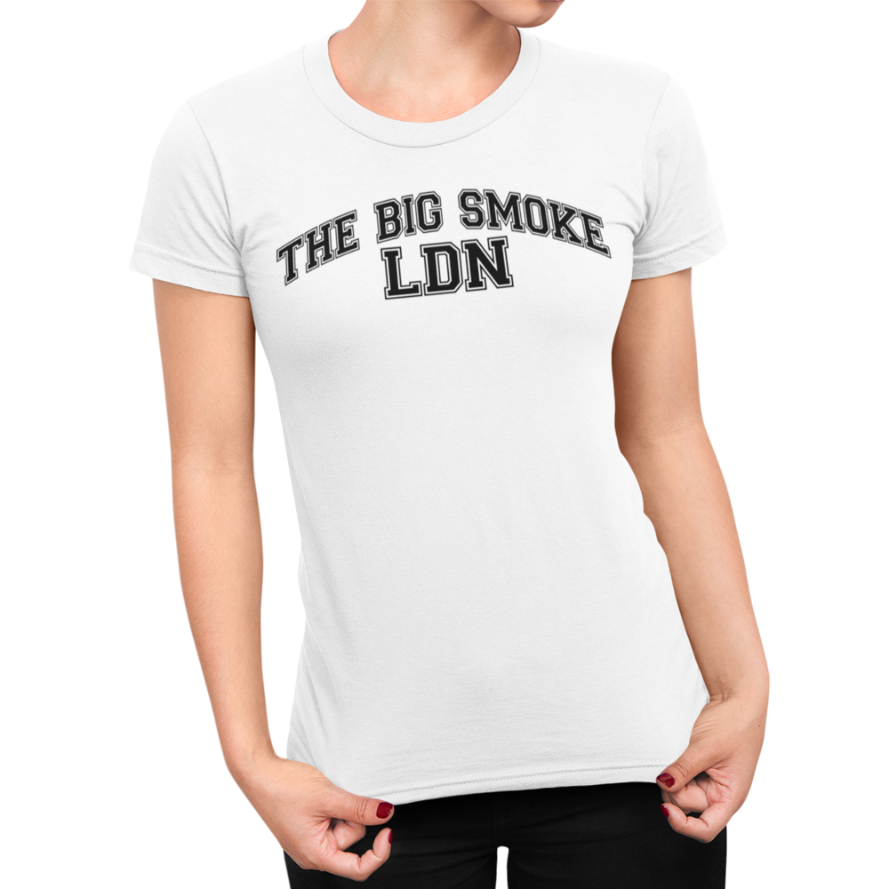 Unisex Heavyweight T Shirt - The Big Smoke LDN College Style