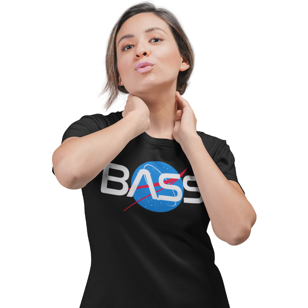 Women's Short Sleeve T-Shirt - NASA Bass
