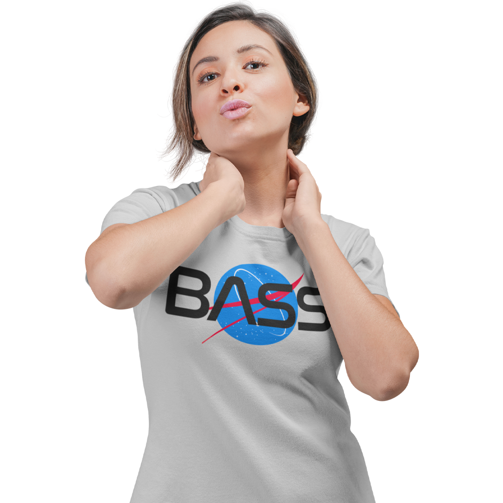 Women's Short Sleeve T-Shirt - NASA Bass