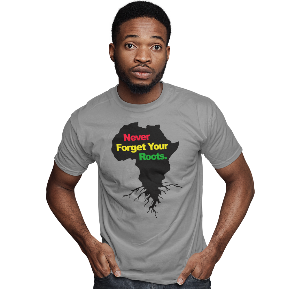 Unisex Heavyweight T Shirt - Never Forget Your Roots