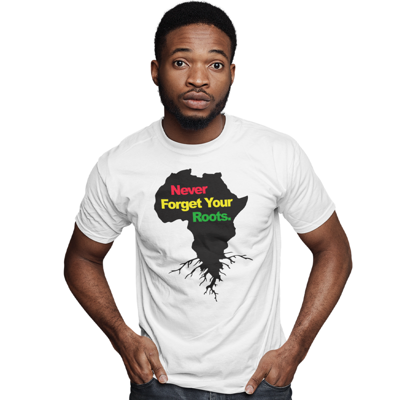 Unisex Heavyweight T Shirt - Never Forget Your Roots