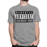 Unisex Heavyweight T Shirt - Parental Advisory Excessive Bass
