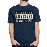 Unisex Heavyweight T Shirt - Parental Advisory Excessive Bass