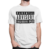 Unisex Heavyweight T Shirt - Parental Advisory Excessive Bass