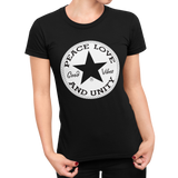 Unisex Heavyweight T Shirt - Peace, Love, Unity - Good Vibes