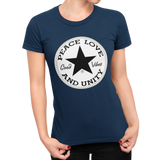 Unisex Heavyweight T Shirt - Peace, Love, Unity - Good Vibes