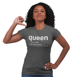 Women's Short Sleeve T-Shirt - Queen Dictionary