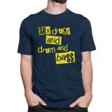 Unisex Heavyweight T Shirt - Sex, Drugs, and Drum and Bass