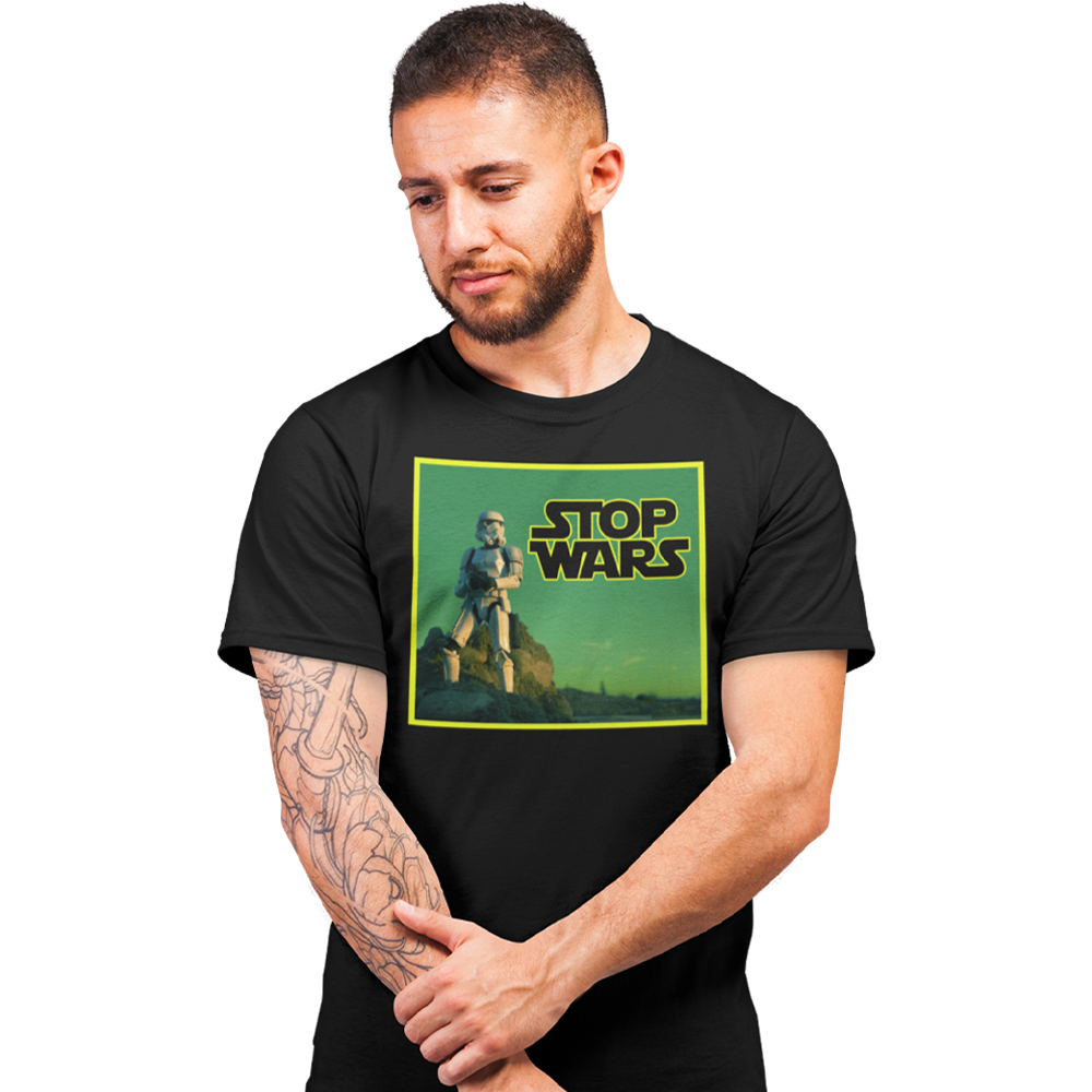 Unisex Heavyweight T Shirt - Stop Wars