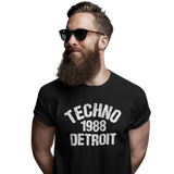 Unisex Heavyweight T Shirt - Techno Est 1988