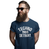 Unisex Heavyweight T Shirt - Techno Est 1988