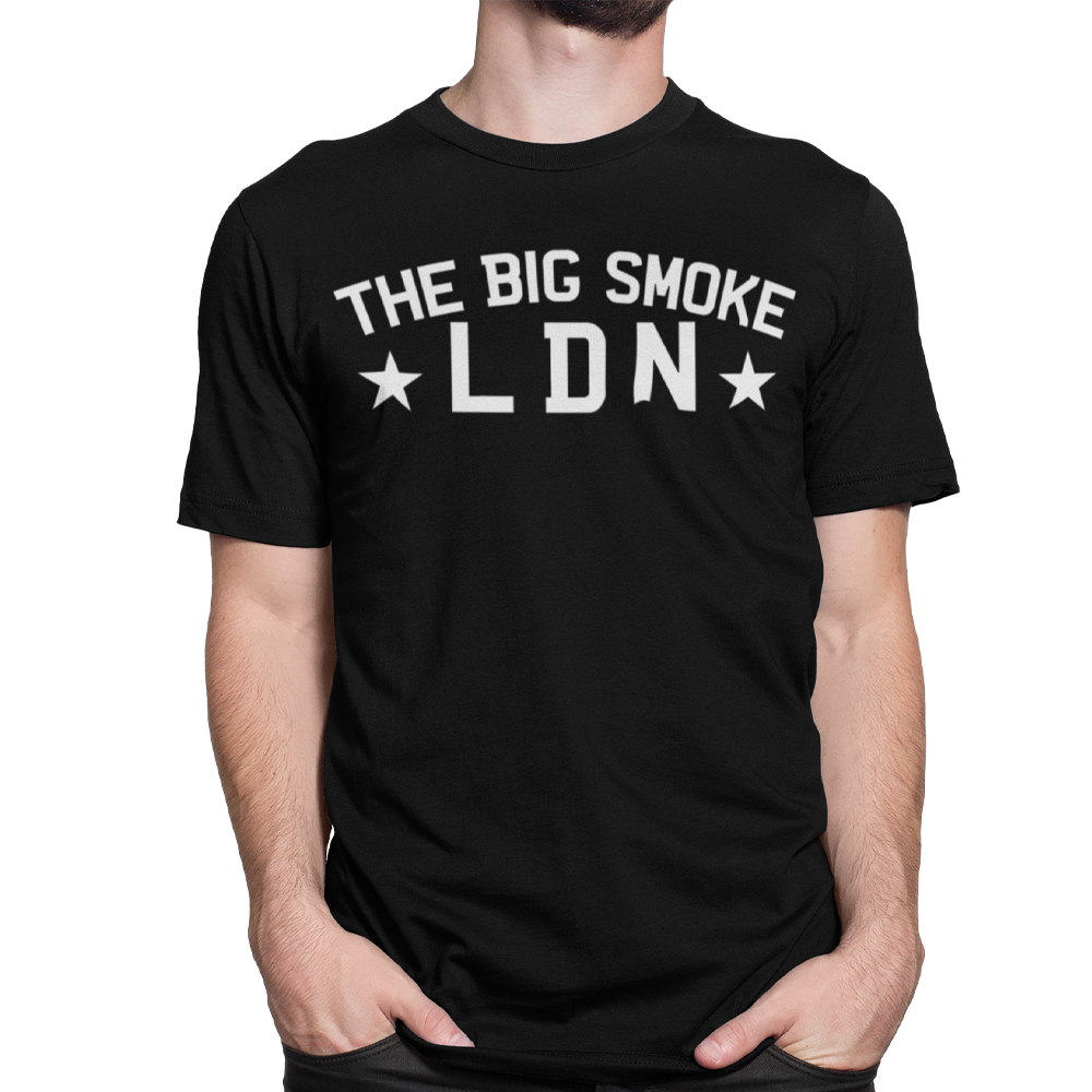 Unisex Heavyweight T Shirt - The Big Smoke LDN - Classic Design
