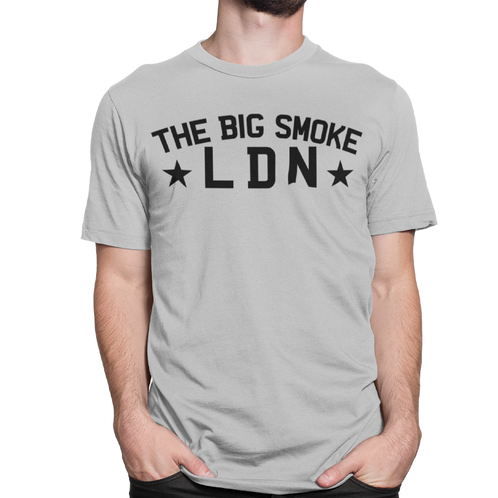 Unisex Heavyweight T Shirt - The Big Smoke LDN - Classic Design