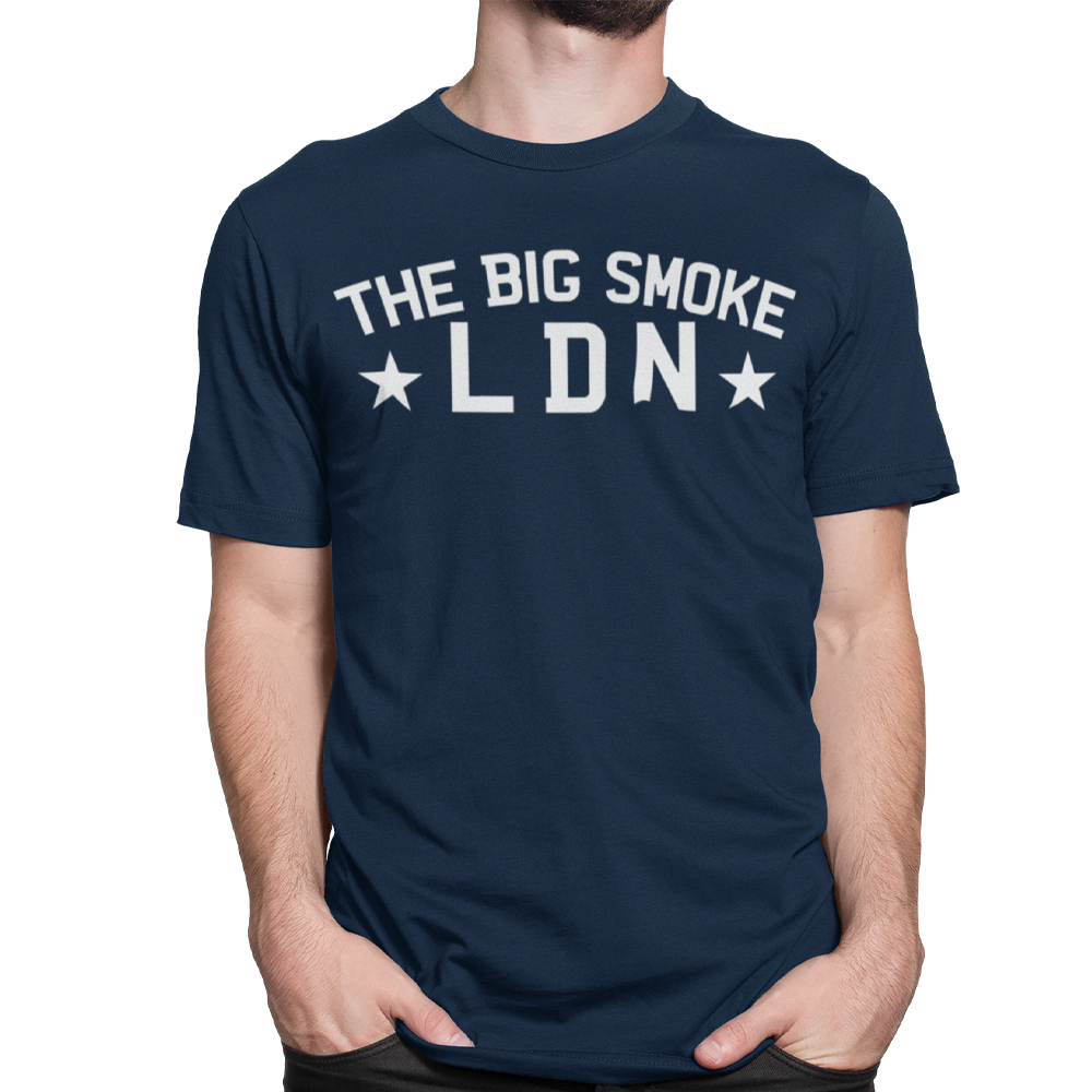 Unisex Heavyweight T Shirt - The Big Smoke LDN - Classic Design