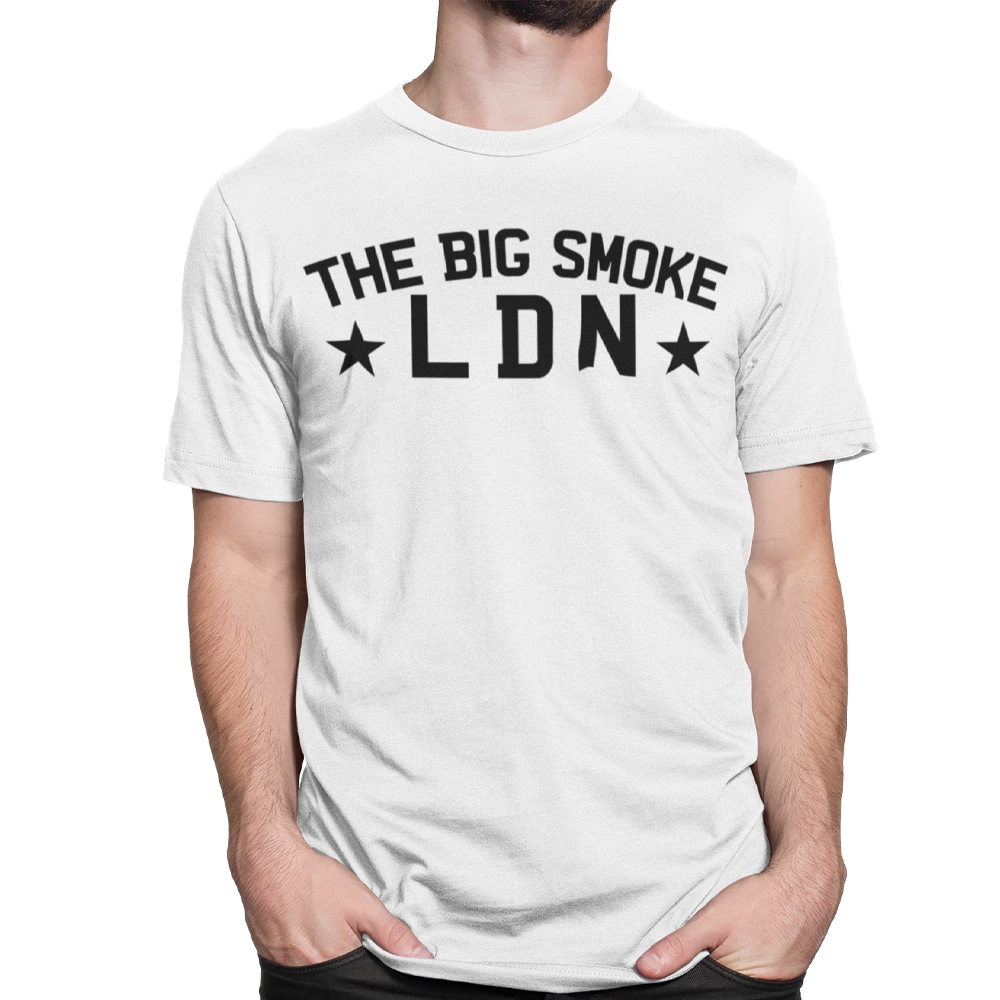 Unisex Heavyweight T Shirt - The Big Smoke LDN - Classic Design