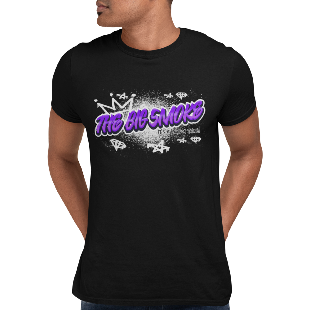 Unisex Heavyweight T Shirt - The Big Smoke "Graffiti Style"