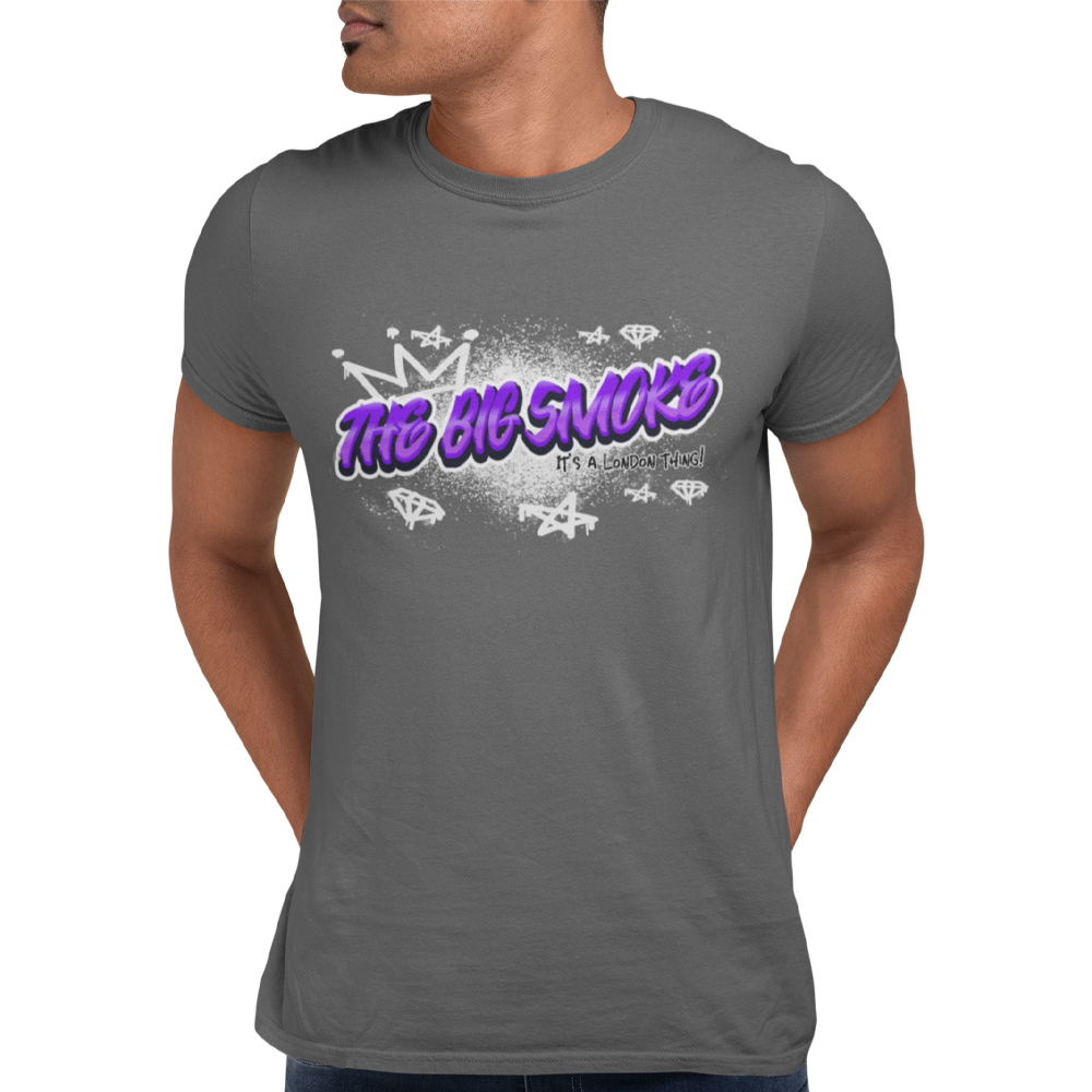 Unisex Heavyweight T Shirt - The Big Smoke "Graffiti Style"